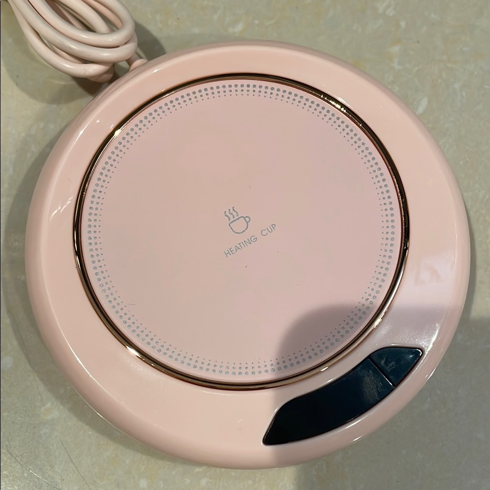Pink Heating Cup‎ Warmer